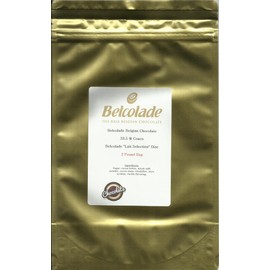 Belcolade Belgian Chocolate - Milk Chocolate Discs, "Lait Selection", 33.5% Cocoa, 2 pound bag
