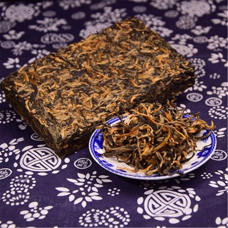 250g Dian Hong Brick Black Tea Yunnan Fengqing Dian Hong