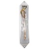 Beames Designs! White Collage Wedding Glass Keepsake Mezuzah Case