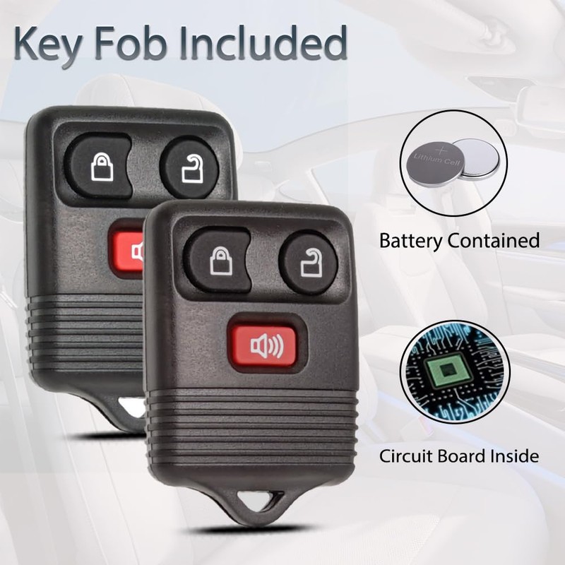 SUPALAND Key Fob Keyless Entry Fits for Ford F150 F250