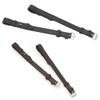 Shires Blenheim Bridle Cheek Pieces with Hook Studs-Black Full 1/2"