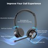 MKJ 3.5mm Headset with Microphone Noise Cancelling, Cell Phone Headset