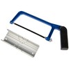 Werkzeyt Schneidladen-Set Alu 2-teilig - blau/schwarz - Allzwecksäge mit Metallsägeblatt