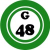 G 48 G48 Bingo Ball - 3 Pack Circle Stickers