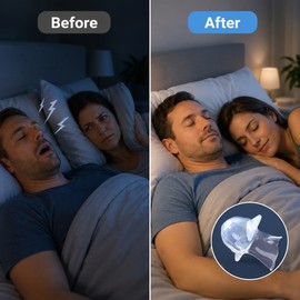 Silicone Anti-Snore Mouthpiece for Sleep Comfort – Portable Tongue Retainer for Nighttime Breathing Support