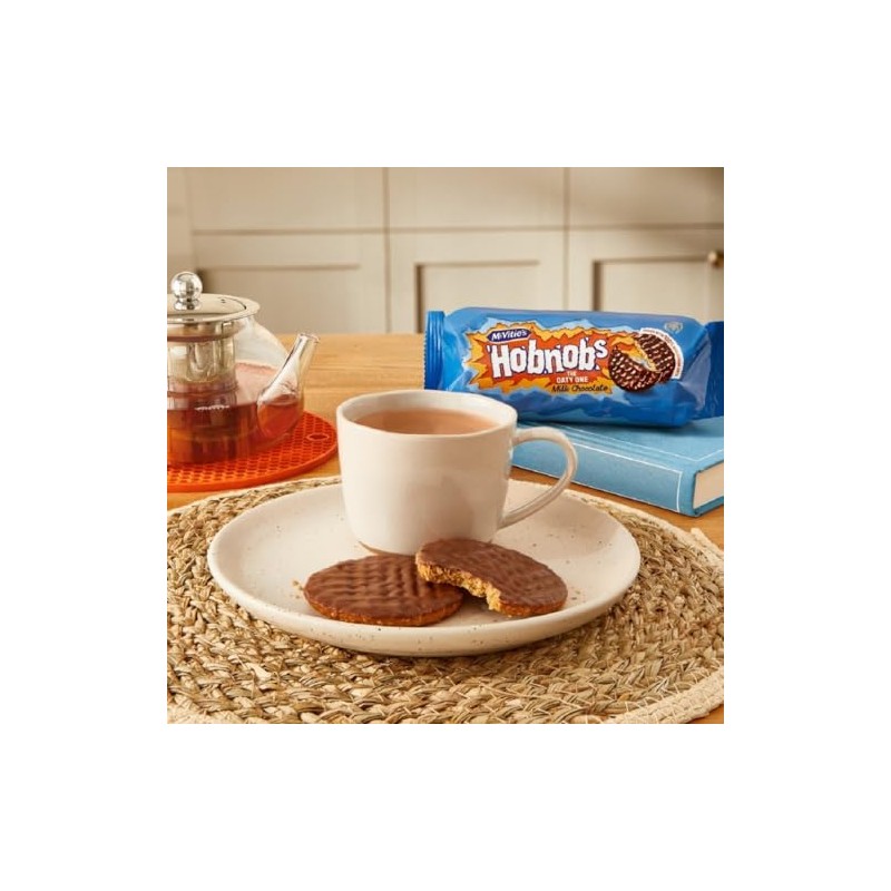 McVitie's Chocolate Hobnob Jumbo Pack 431g - Pack of 2