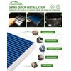 Forccord Filtro de aire de cabina HEPA compatible con filtro