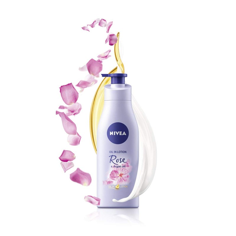 NIVEA Rose and Argan Oil in Lotion, 400 ml