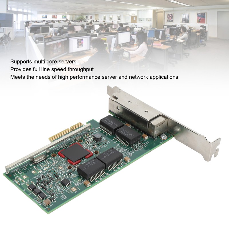 PCIe X4 Network Card BCM5719 Quad Port Gigabit Ethernet Network