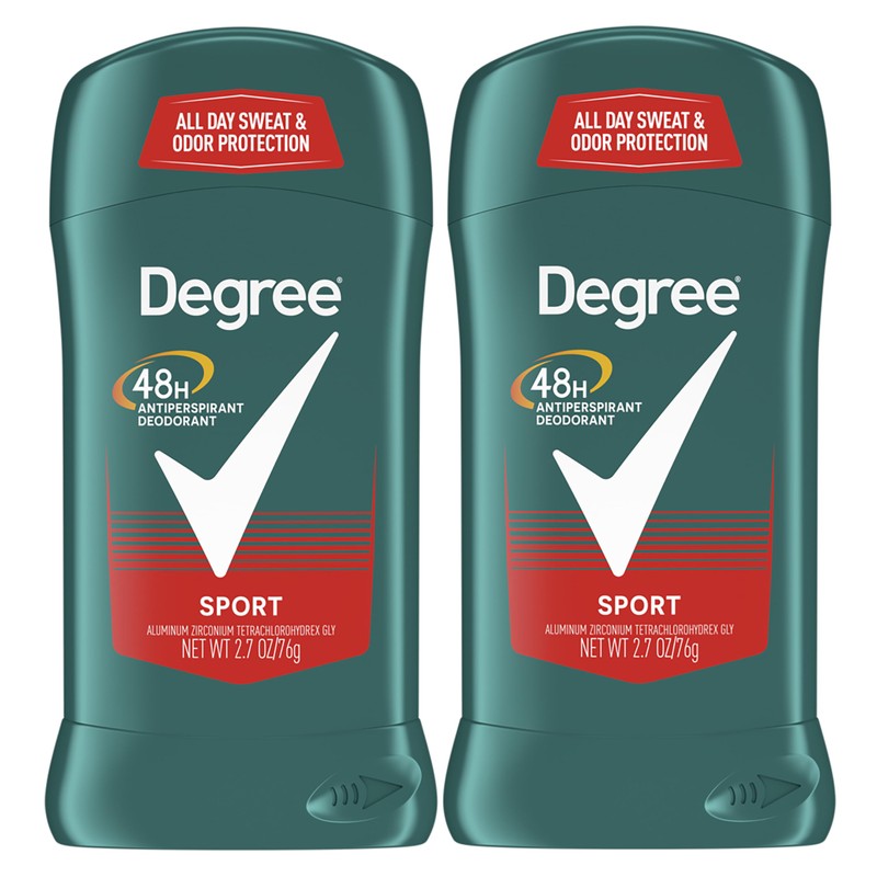 Degree Men Original Protection Antiperspirant Deodorant Sport Twin Pack 48-Hour