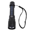 LED Flashlight Zoomable 3 Light Modes USB Or Solar Charge