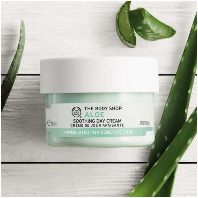 Crema de día relajante de Aloe de The Body Shop,