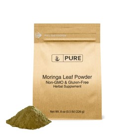 PURE ORIGINAL INGREDIENTS Moringa (8oz) Moringa Oleifera Leaf Extract, Natural Herbal Supplement