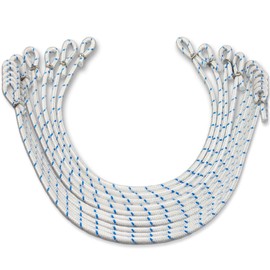 FBS Flag Loops Pack of 10 Flag Guide Rings for Flags, Flag Poles up to 100 mm Diameter, for Attaching Flags to Flagpole