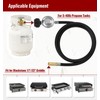 CALPOSE 6FT Propane Adapter Hose for Blackstone, Propane Hose with