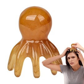 Head Massage Tool | Octopus Head Massager Scalp - Health Accessory for Home Headspa Shower Family Neck Body Travel Mom Yoga Wife Spa Friends Dad