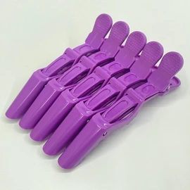 Alligator Tweezers Claw Clip Purple 5P Alligator Claw Clip (WFHZ0HO) / 악어 핀셋 집게핀 퍼플 5P 악어집게핀 (WFHZ0HO)