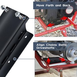 Torque Converter Motor Riser Plate Mount for Predator 196cc 212cc Engine for Coleman Mini Bike CT200U BT200X Baja Warrior MB200