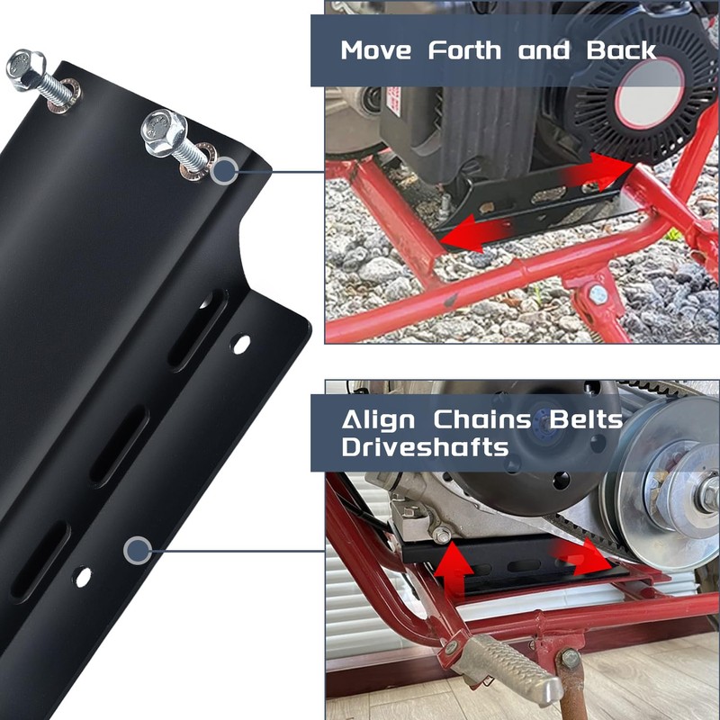 Torque Converter Motor Riser Plate Mount for Predator 196cc 212cc