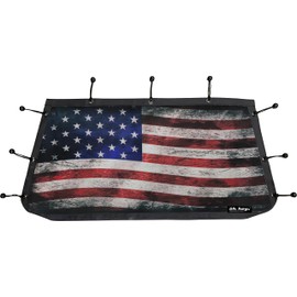 KRX-2 Premium Old Glory Window Mesh Dust Screen fits Kawasaki KRX (2 seater models only) by GrilleAdz