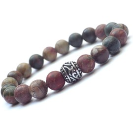 Herrenarmband aus der Africa Dream-Reihe aus Edelstahl und Picasso-Jaspis