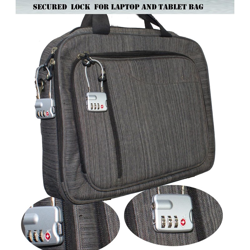 4 Pack TSA Approved Luggage Lock for Suitcases, Backpack, and