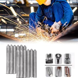 WinldMonmo 12 Pack Low Temperature Welding Rods - Universal Easy Melt Electrodes for Aluminum, Copper, Iron, and Stainless Steel - Flux Core Metal Welding Rods for Beginners and Professionals