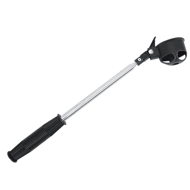 Retractable Stainless Steel Shaft Scoop Telescopic Golf Ball Retriever Pick