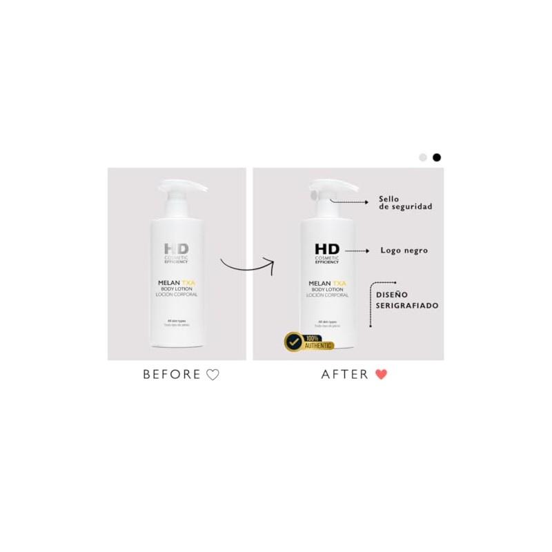 HD Cosmetic Melan TXA Loción Corporal 400 ml Uniformidad Tono