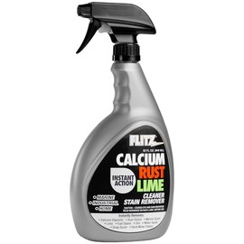 Flitz Calcium Rust Lime Cleaner And Stain Remover, Great For Tile, Glass, Fiberglass, Plexiglass And More, 32 Oz.