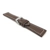 Bandini 28mm Mens Genuine Leather Watch Band Strap - Brown