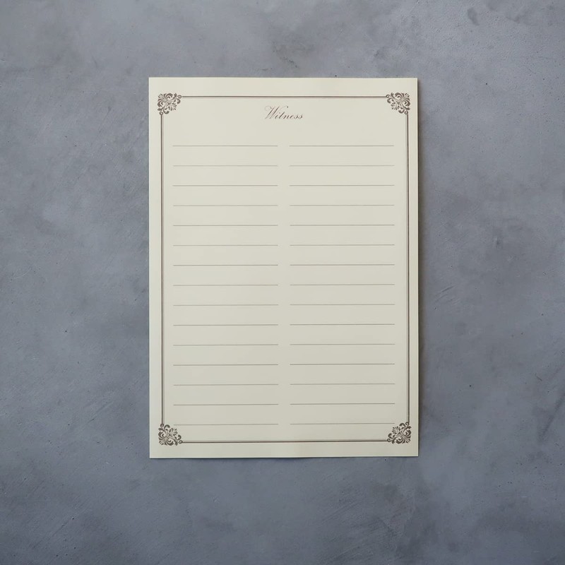 Kyoto Maltaya Wedding Certificate, Public Certificate, Suede Type, Light Blue,
