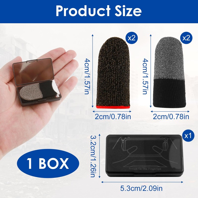 Pubg Mobile Gaming Finger Sleeve, Mobile Controller Gaming Gadgets, Suitable