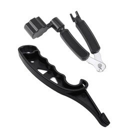 Jiayouy Guitar String Stretcher Winder Cutter Pin Puller, Plastic Guitar String Stretching Tool to Make New String Stay in Tune, and 3 in 1 Guitar Restringing Tool
