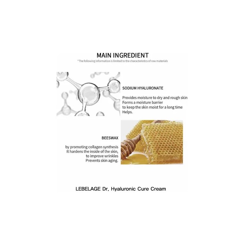 Crema Facial Coreana De Hialurónico Antiarrugas Dr Cure(1pz)