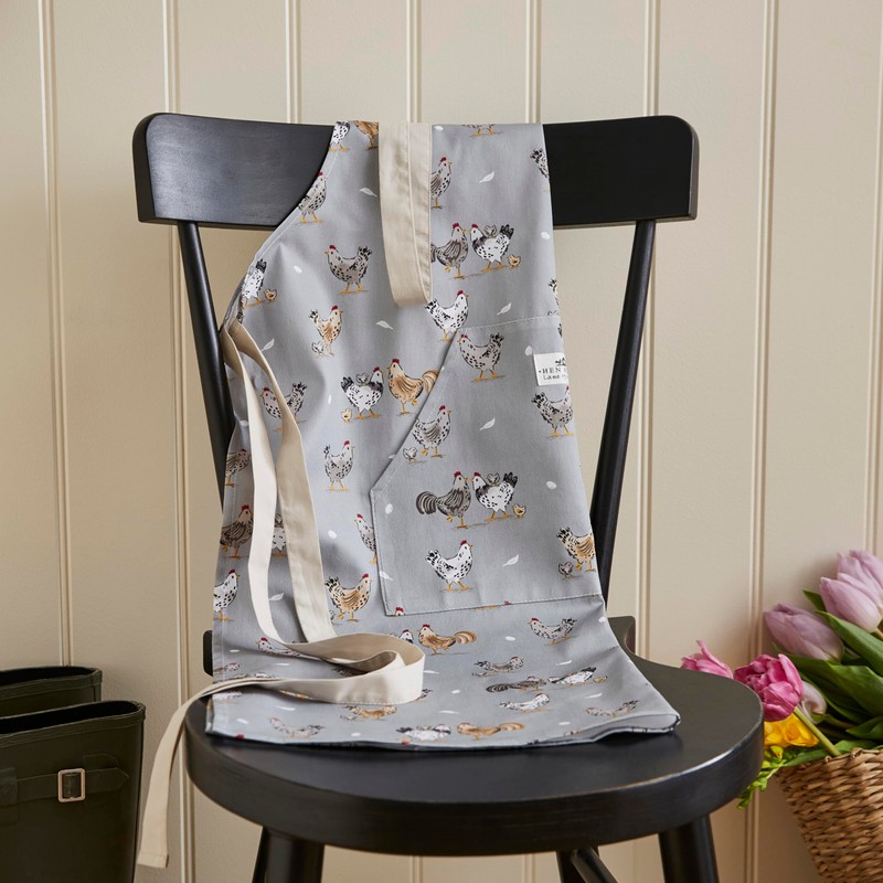 Cooksmart Hen House Lane Apron | British Designed 100% Cotton