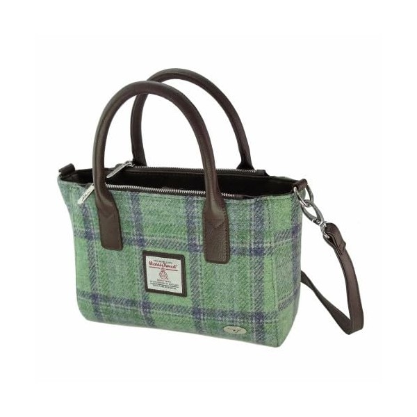 Glen Appin Harris Tweed LB1228 Brora Tote Handbag with Removable