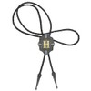 KECOL Mens Initial Letter Bolo Tie Western Cowboy Aalphabet A