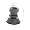 Mipcase 4 pcs Adjustable Slip Washing Machine Foot Pads for
