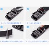 JunLTX Men's Belt, Auto-Lock Type, No Holes, Work, Gentleman's Business,