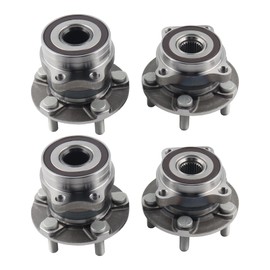 FEIDKS 4pcs Wheel Bearing and Hub Assembly Compatible with 2014-2019 Subaru Impreza, 2014-2018 Forester XV Crosstrek, 2016-2020 Subaru Crosstrek, Front & Rear Replace 513413 512518