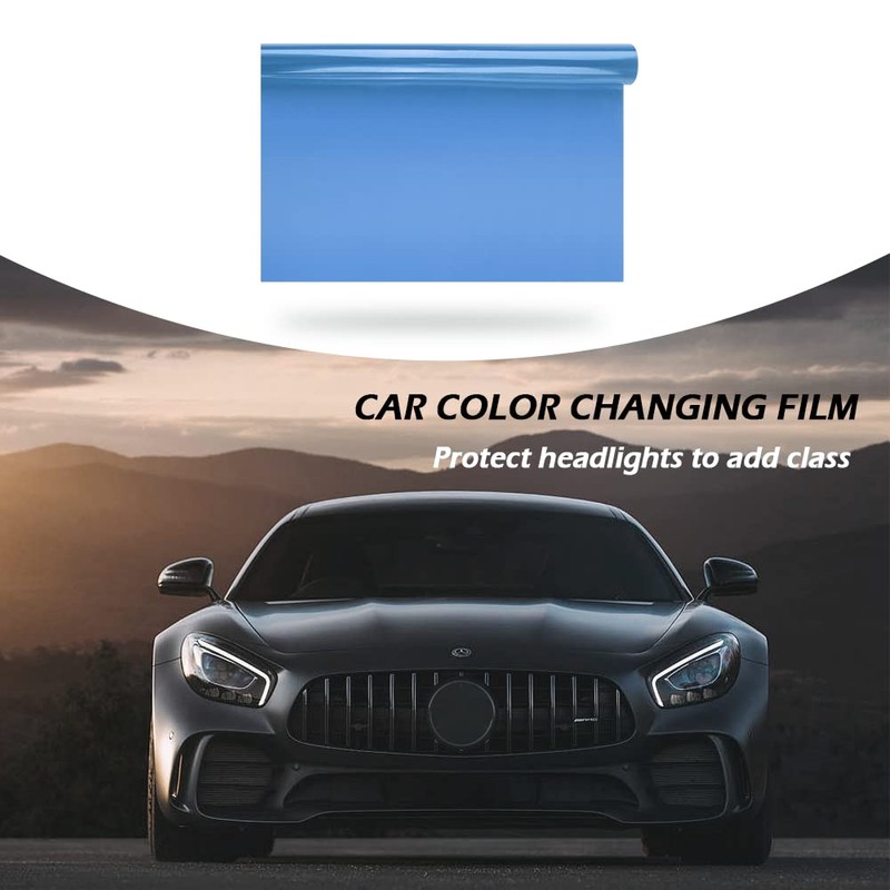 12 X 48inch Car Light Tint Film, Cuttable&Stretchability Car Headlight