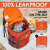 Backpack Cooler, 36 Cans Insulated Cooler Backpack Multifunctional Waterproof Leak