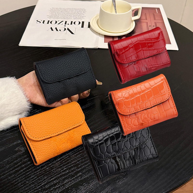 LFWATAXY RFID Blocking PU Leather Credit Card Holder Wallet for