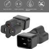 IEC320 C20 to Nema 5‑15 20R Power Adapter 20A C20