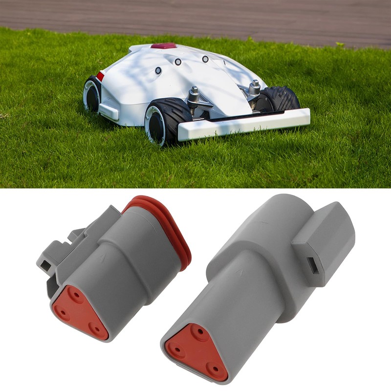 Create idea Set of 2 Lawnmower 3-Pin Charging Cable Plug