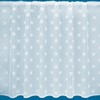 Piazza White Great Value Semi Plain Net Curtain Sold By