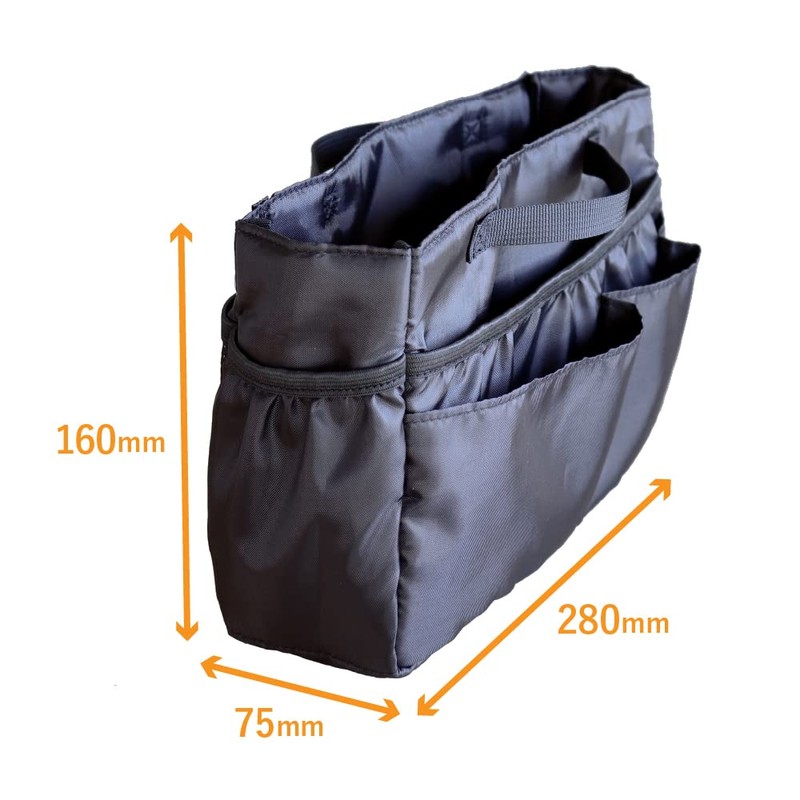 Y-Style Super Storage Capacity! Bag-in-Bag with 21 Pockets, Lightweight, Large