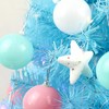 Mini Macaron Blue Christmas Tree Tabletop Xmas Tree with LED