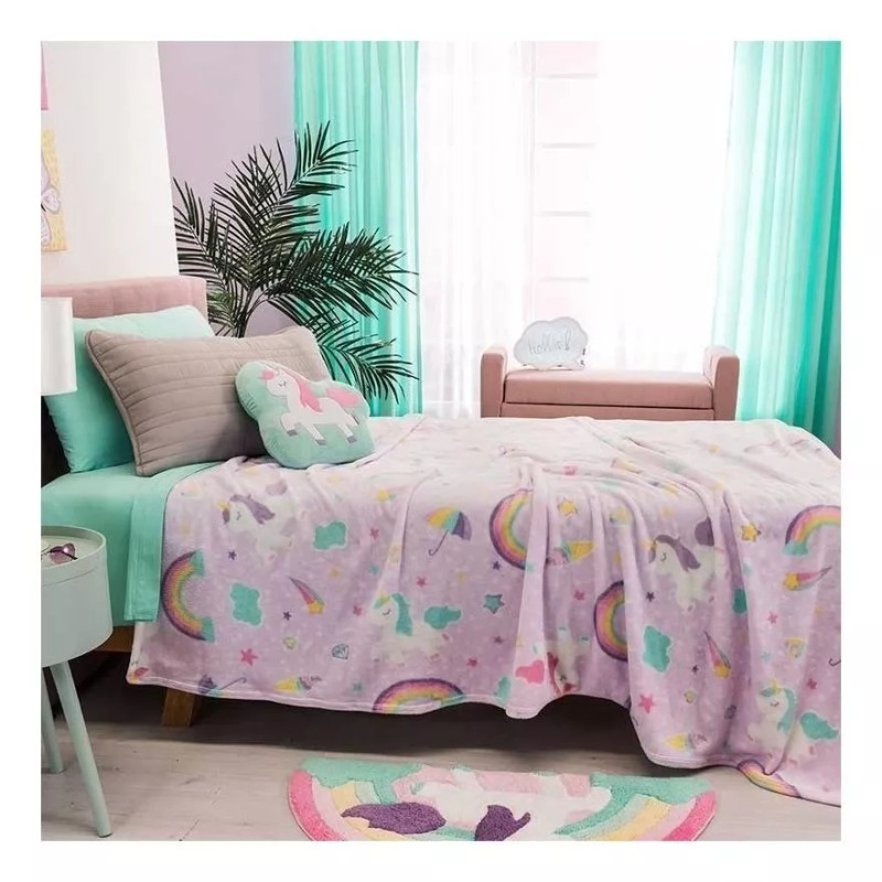 Vianney Manta Vianney Ligero con diseño sweet unicorn de 2.2m